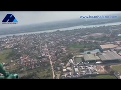 Isolador de vibração de câmara de aço inoxidável/alumínio para acessórios de fotografia aérea