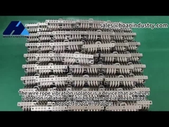 Isolador de vibração de corda de arame com alta elasticidade Série JGX-0240 para indústria energética