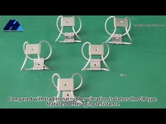 Isolador de vibração de corda de arame GR4-18D-A resistente à temperatura para operações industriais suaves