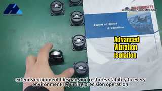 Amortecedor de borracha com isolamento de vibração GZQ-1.2