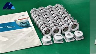 Isolamento de vibração do amortecedor de borracha JZP