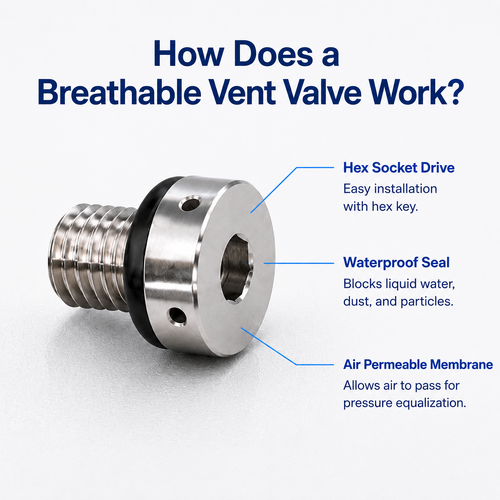 Último Blog da Empresa Sobre Como funciona uma válvula de ventilação respirável?
