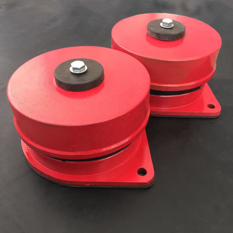 Isoladores de vibração de mola para ventiladores