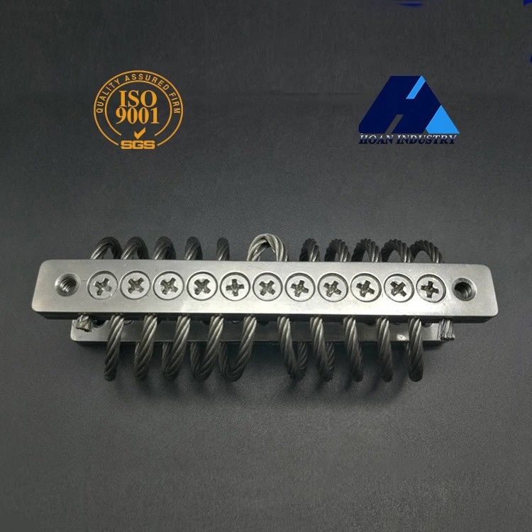 10 Loops Wire Rope Isolator 304 Acessórios da máquina de aço inoxidável