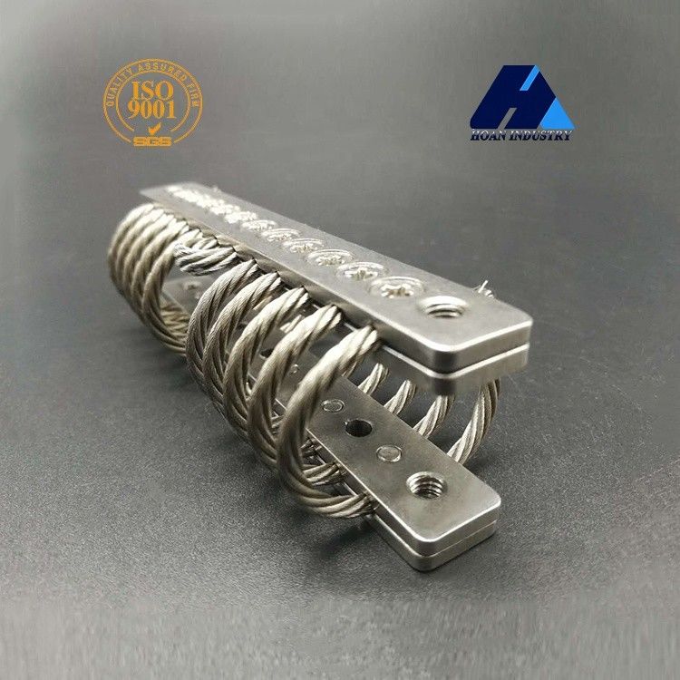 10 Loops Wire Rope Isolator 304 Acessórios da máquina de aço inoxidável