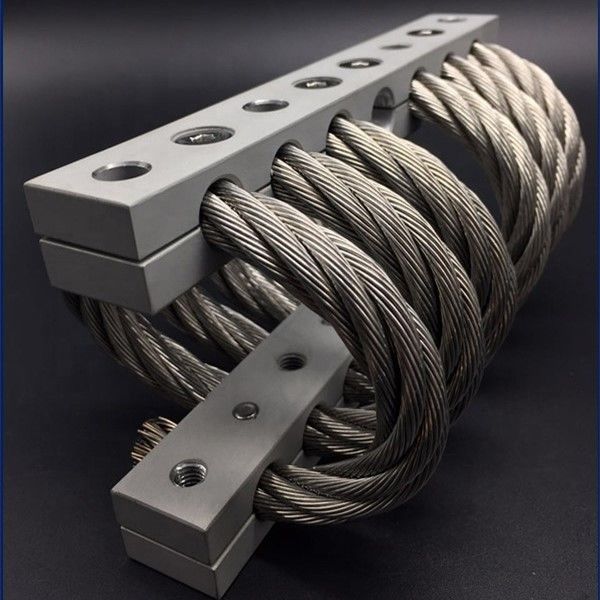 Automóveis blindados de defesa de alumínio Lançador Motor Stand Energia Choque Vibração Isolamento JGX-1276D-233B Wire Rope Isolator