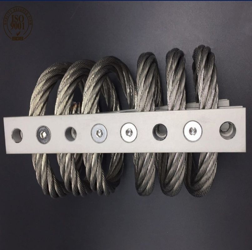 Automóveis blindados de defesa de alumínio Lançador Motor Stand Energia Choque Vibração Isolamento JGX-1276D-233B Wire Rope Isolator