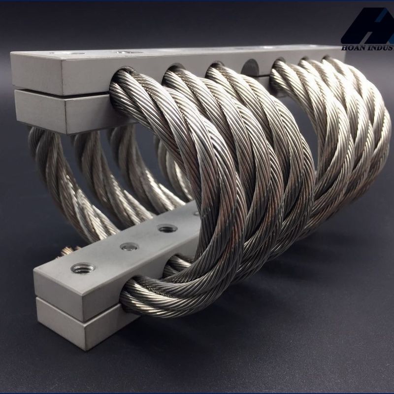 Automóveis blindados de defesa de alumínio Lançador Motor Stand Energia Choque Vibração Isolamento JGX-1276D-233B Wire Rope Isolator