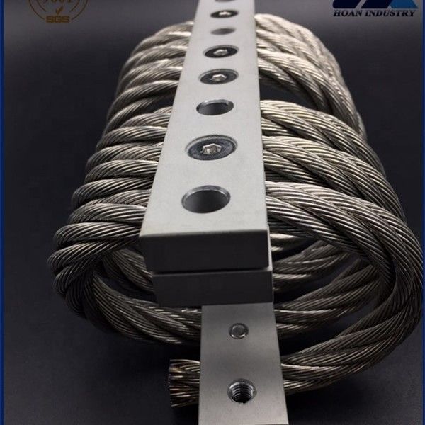 Automóveis blindados de defesa de alumínio Lançador Motor Stand Energia Choque Vibração Isolamento JGX-1276D-233B Wire Rope Isolator