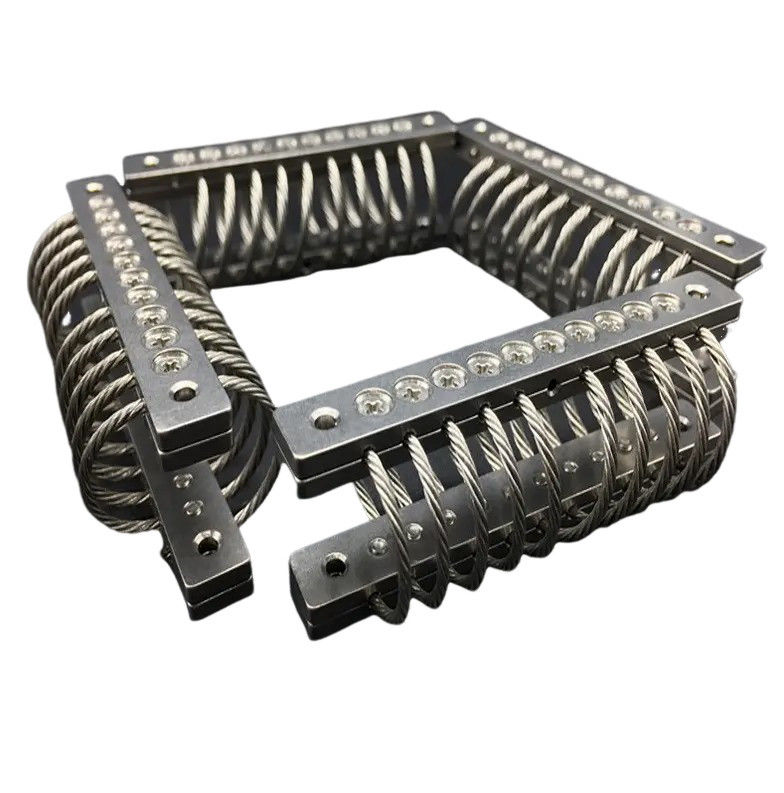 Armário de controlo de choques de vibração para isolador de corda de arame de aço inoxidável JGX-0160D-2.2A