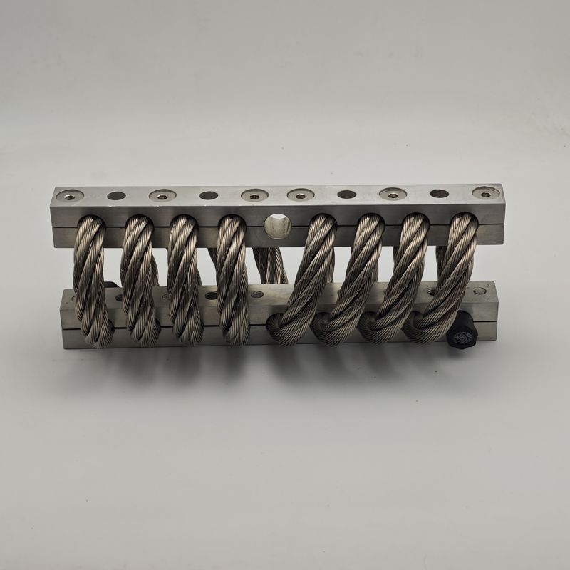 JGX-0956D-80A Isolador de vibração de corda de fio para instrumentos precisos 6 loops 9,5mm Diâmetro Max carga estática 80kg