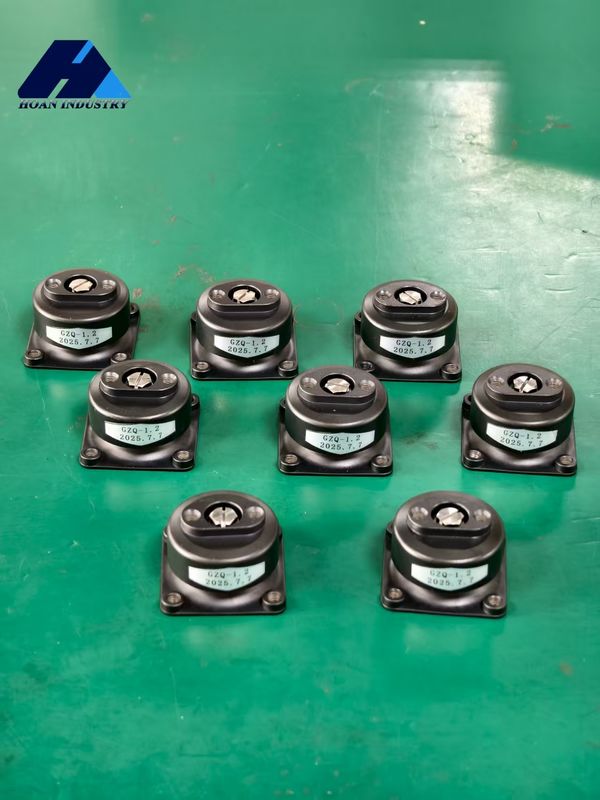 JZP-1.0B-SC absorvedor de choque de borracha modular com M5 tamanho do buraco de montagem 1 polegada de deformação máxima e 100-1000 lbs / em taxa de mola