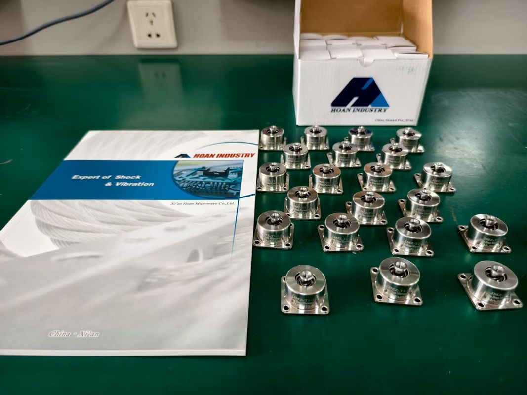 Isolador de vibração com amortecimento por fricção JMZ-TK-2.5A com faixa de temperatura de -40°F a 180°F e deflexão de 0,5-1,5 polegadas para proteção de equipamentos de precisão