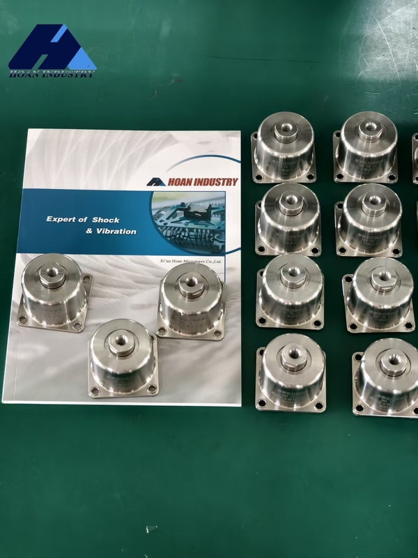 Isolador de vibração com amortecimento por fricção JMZ-TK-2.5A com faixa de temperatura de -40°F a 180°F e deflexão de 0,5-1,5 polegadas para proteção de equipamentos de precisão