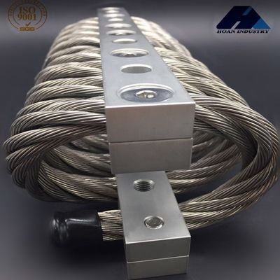 Isolador de corda de arame de aço anti-vibração Consola de montagem geradora de vibração