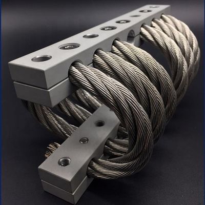 Automóveis blindados de defesa de alumínio Lançador Motor Stand Energia Choque Vibração Isolamento JGX-1276D-233B Wire Rope Isolator