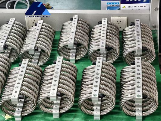Isoladores de vibração de cabo de aço resistentes à névoa salina e corrosão Hoan Microwave JGX-1276A-233A para ambientes extremos