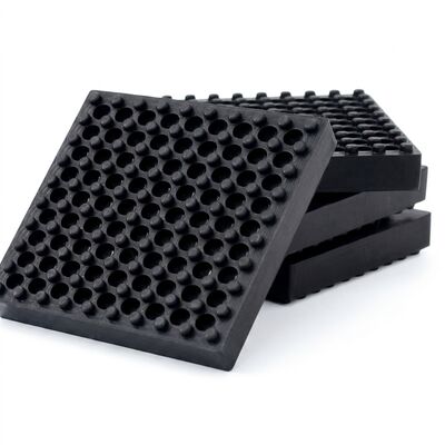 Bom preço. Hoan 100611 Máquinas-ferramenta de trabalho pesado Pads de absorção de choque de borracha Q235 Pads anti-vibração reforçados de aço on-line